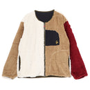 チャムス ブービーエルモリバーシブルジャケット CH04-1478 フリース ジャケット リバーシブル ノーカラー ユニセックス 定番 人気