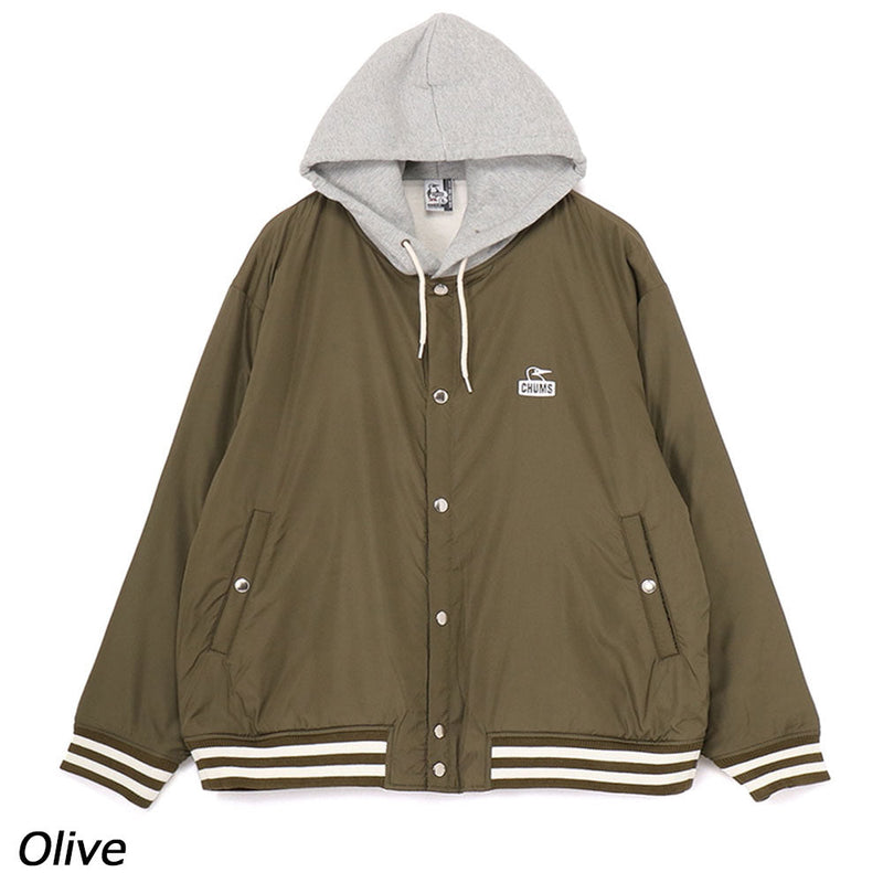 チャムス スタジアムフーディ CH00-1523 スタジアムジャンパー スタジャン フード付 裏起毛 ユニセックス