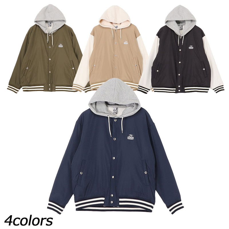 チャムス スタジアムフーディ CH00-1523 スタジアムジャンパー スタジャン フード付 裏起毛 ユニセックス