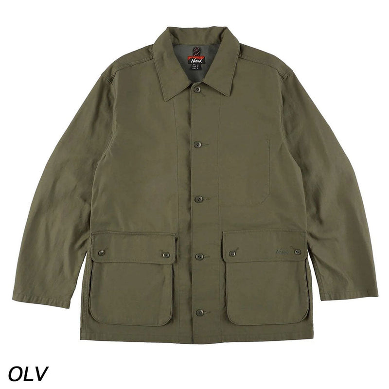 ナンガ バックサテン カバーオール ジャケット アウター ワークジャケット ユニセックス