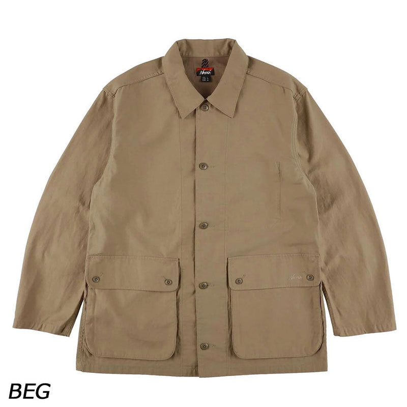 ナンガ バックサテン カバーオール ジャケット アウター ワークジャケット ユニセックス