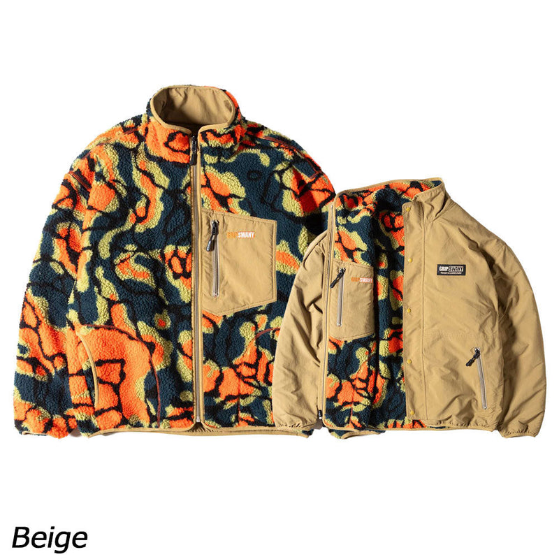 グリップスワニー　リバーシブルジャンパー　M GRIP SWANY グリップスワニー リバーシブルジャケット4.0(M ブラウン
