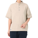 チャムス オーバーサイズドショートスリーブハリケーントップループパイル シャツ 半袖 スタンドカラー スウェット メンズ ゆったりサイズ