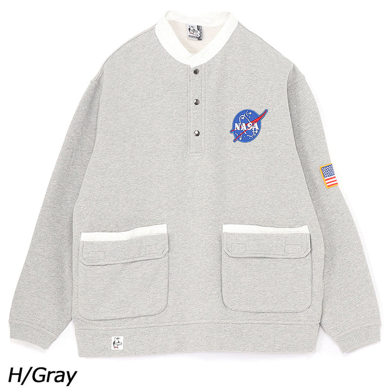 チャムス スペースハリケーントップ CH00-1501 トレーナー スウェット 裏起毛 ユニセックス NASA