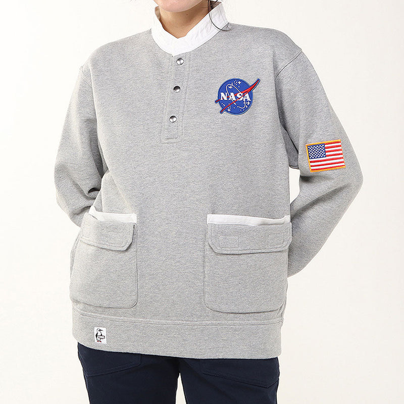 チャムス スペースハリケーントップ CH00-1501 トレーナー スウェット 裏起毛 ユニセックス NASA