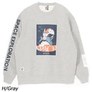 チャムス スペースブラストオフクルートップ CH00-1503 トレーナー スウェット 裏起毛 ユニセックス 親子お揃い