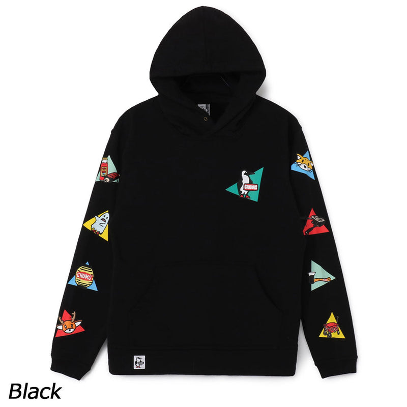 チャムス かせきさいだぁ アラカルト2プルオーバーパーカー CH00-1504 パーカー スウェット 裏起毛 ユニセックス 親子お揃い