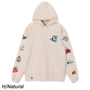 チャムス かせきさいだぁ アラカルト2プルオーバーパーカー CH00-1504 パーカー スウェット 裏起毛 ユニセックス 親子お揃い