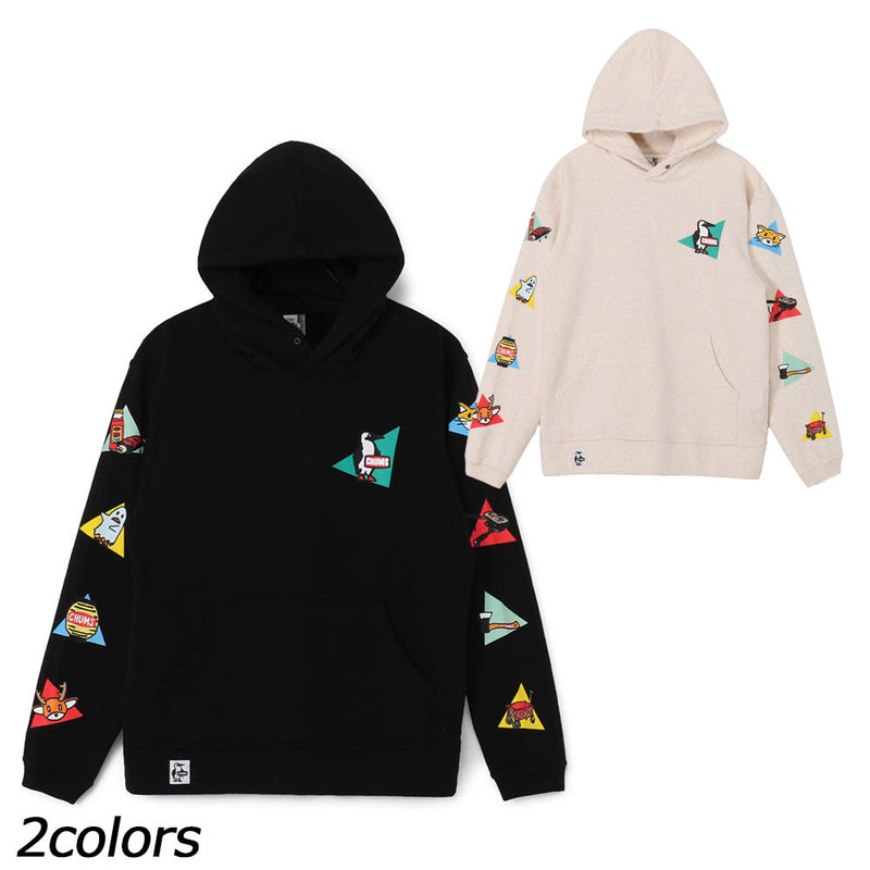 チャムス かせきさいだぁ アラカルト2プルオーバーパーカー CH00-1504 パーカー スウェット 裏起毛 ユニセックス 親子お揃い