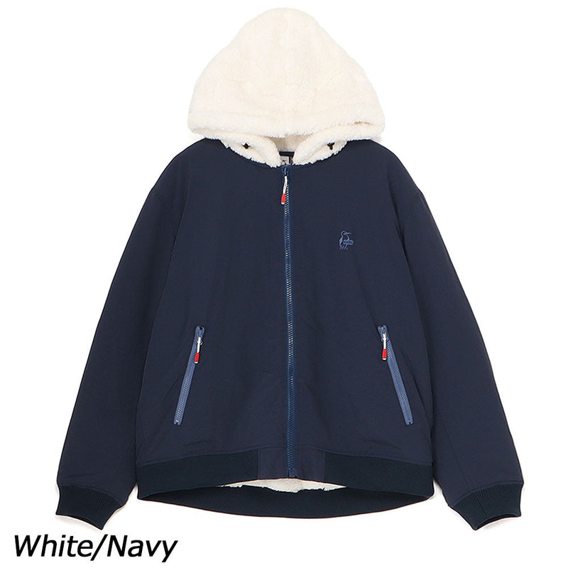 チャムス ブービーエルモフーデッドブルゾン CH04-1482 フリース ジャケット フード付 ユニセックス