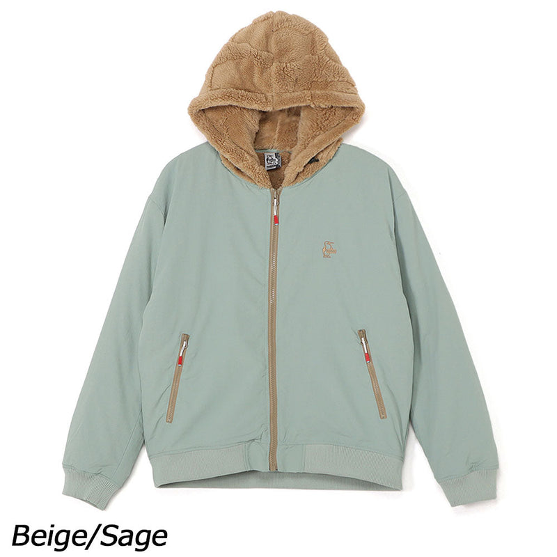 チャムス ブービーエルモフーデッドブルゾン CH04-1482 フリース ジャケット フード付 ユニセックス