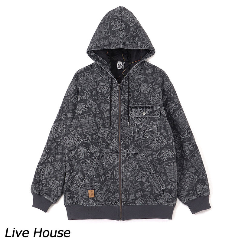 チャムス ウォームデニムパーカー CH04-1489 ジャケット デニム フード付 ユニセックス