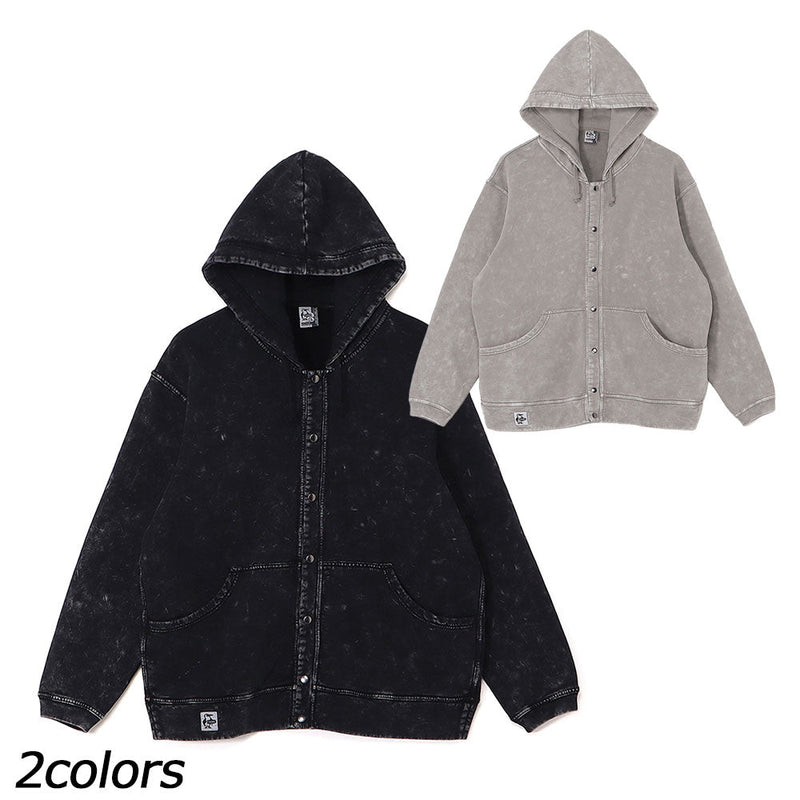 チャムス キャニオンランズフルスナップフーデッドハリケーントップ CH00-1530 トレーナー スウェット 裏起毛 オーバーサイズ ユニセックス