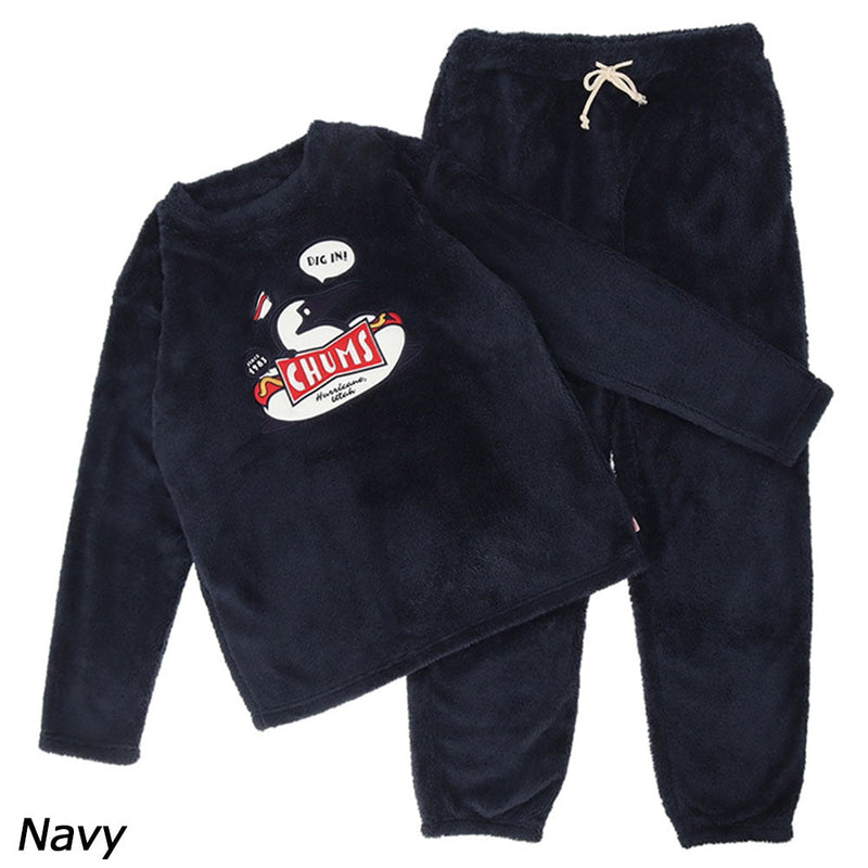 チャムス チャムスホームフリースチラックスウェアセット CH01-2665 フリース ルームウェア 上下セット メンズ