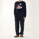 チャムス チャムスホームフリースチラックスウェアセット CH01-2665 フリース ルームウェア 上下セット メンズ