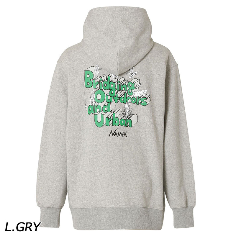 ナンガ エコハイブリッド スウェットフーディー/BOU2 パーカー スウェット ユニセックス