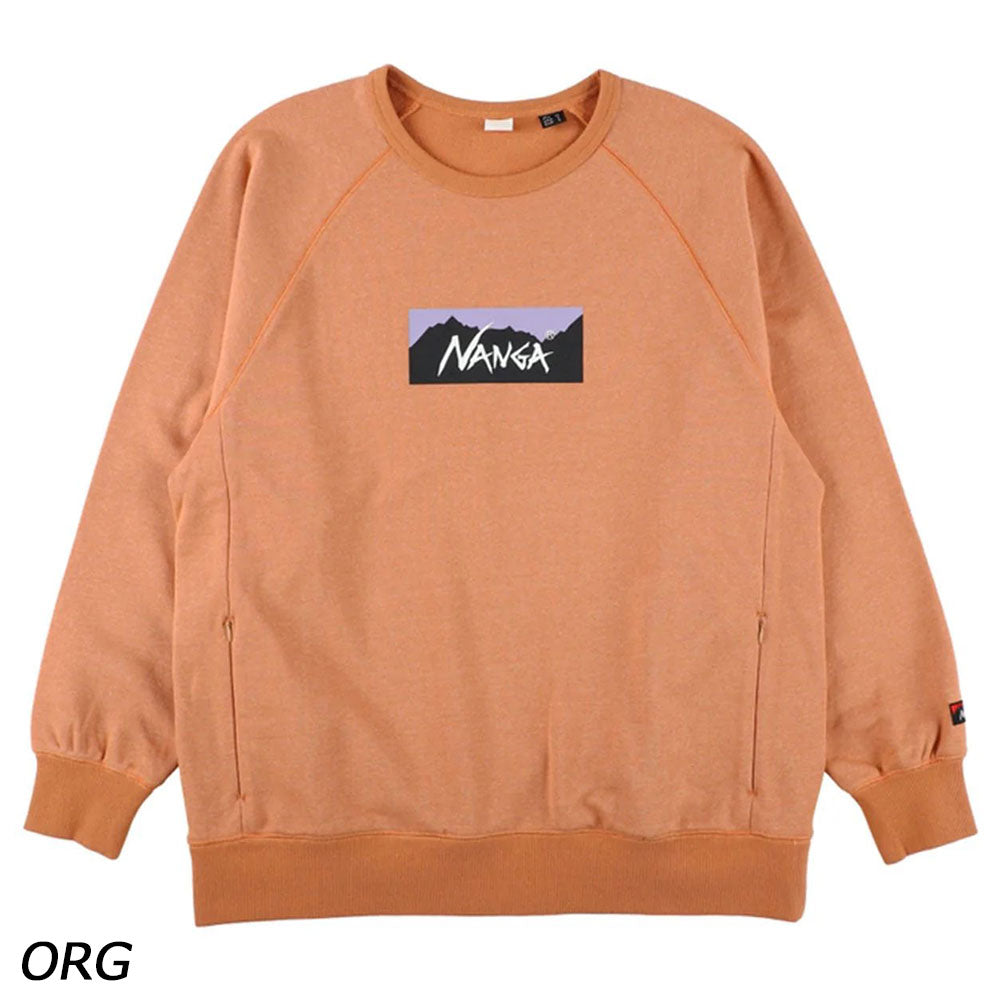 ナンガ エコハイブリッド ボックスロゴ スウェットシャツ | APORITO