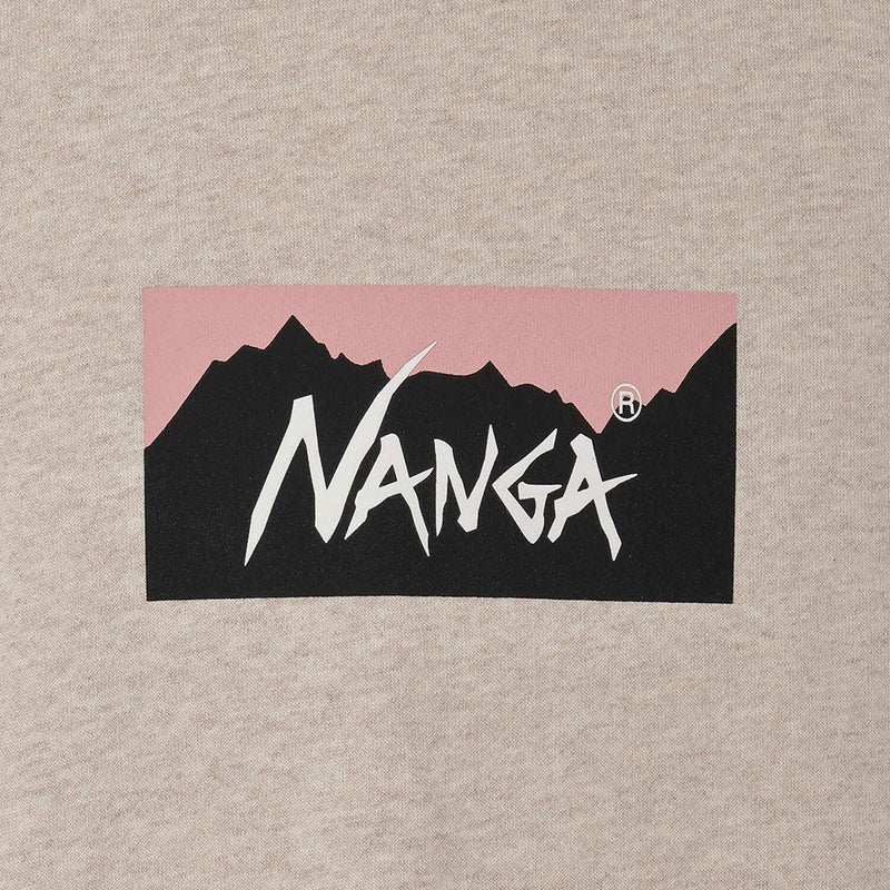 ナンガ エコハイブリッド ボックスロゴ スウェットシャツ トレーナー スウェット ユニセックス 親子お揃い