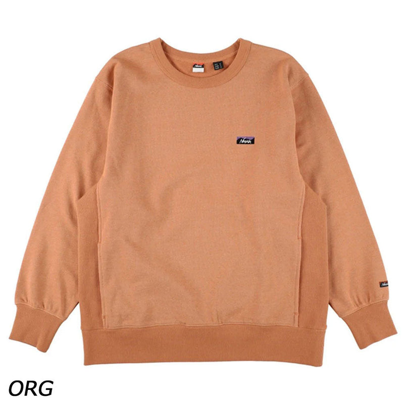 ナンガ エコハイブリッド ミニボックスロゴ エンブロイダリー スウェットシャツ トレーナー スウェット ユニセックス