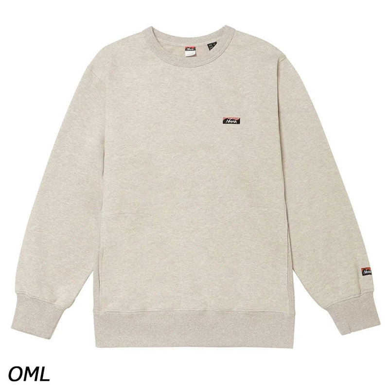 ナンガ エコハイブリッド ミニボックスロゴ エンブロイダリー スウェットシャツ トレーナー スウェット ユニセックス
