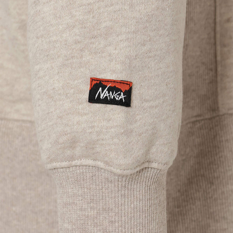 ナンガ エコハイブリッド ミニボックスロゴ エンブロイダリー スウェットシャツ トレーナー スウェット ユニセックス