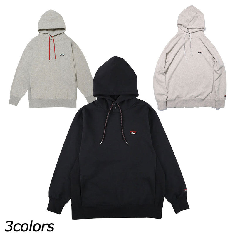 ナンガ エコハイブリッド ミニボックスロゴ エンブロイダリー パーカー パーカー スウェット ユニセックス