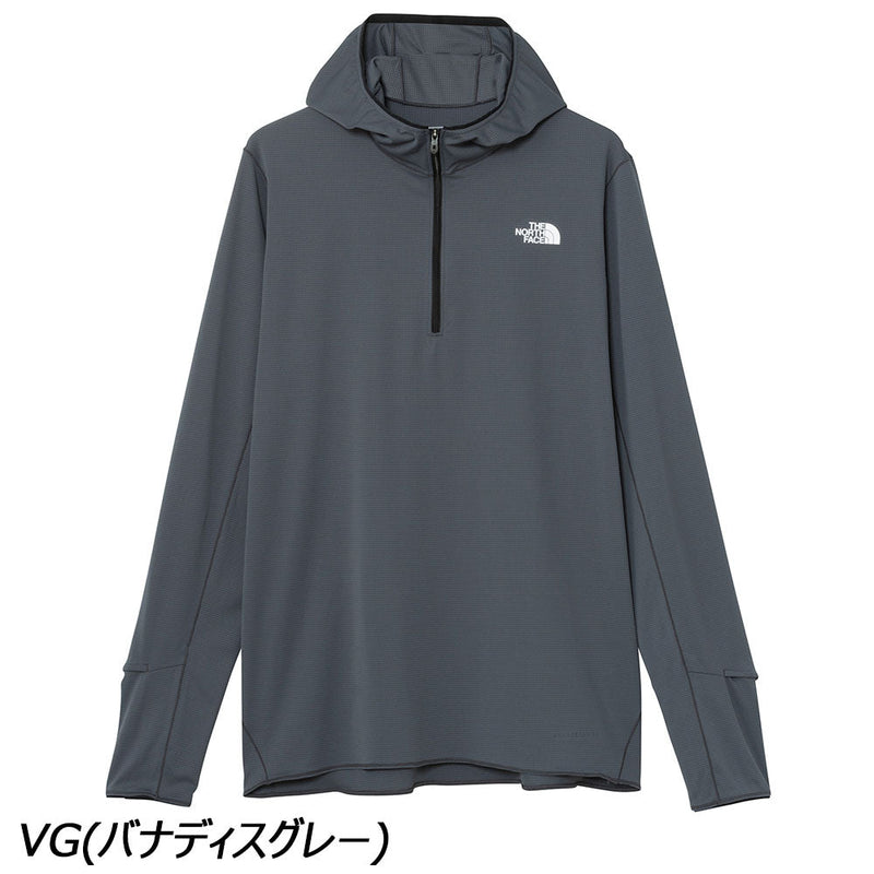 ノースフェイス ブリーズレンジランフーディー NT12579 パーカー 抗菌 防臭 UVカット メンズ ランニング