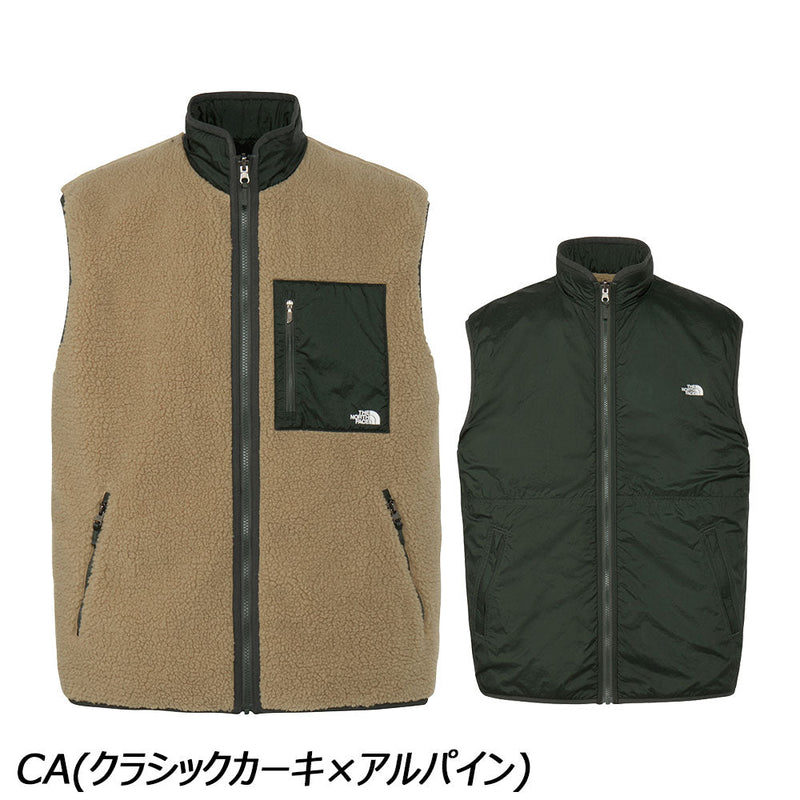 ノースフェイス リバーシブルエクストリームパイルフリースベスト NP72537 フリース ベスト リバーシブル ユニセックス