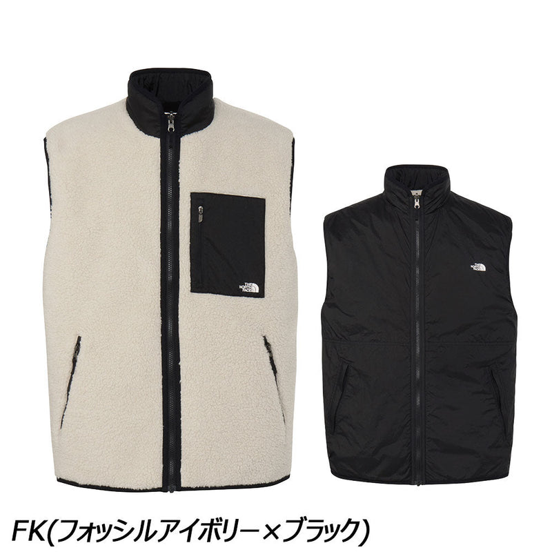 ノースフェイス リバーシブルエクストリームパイルフリースベスト NP72537 フリース ベスト リバーシブル ユニセックス