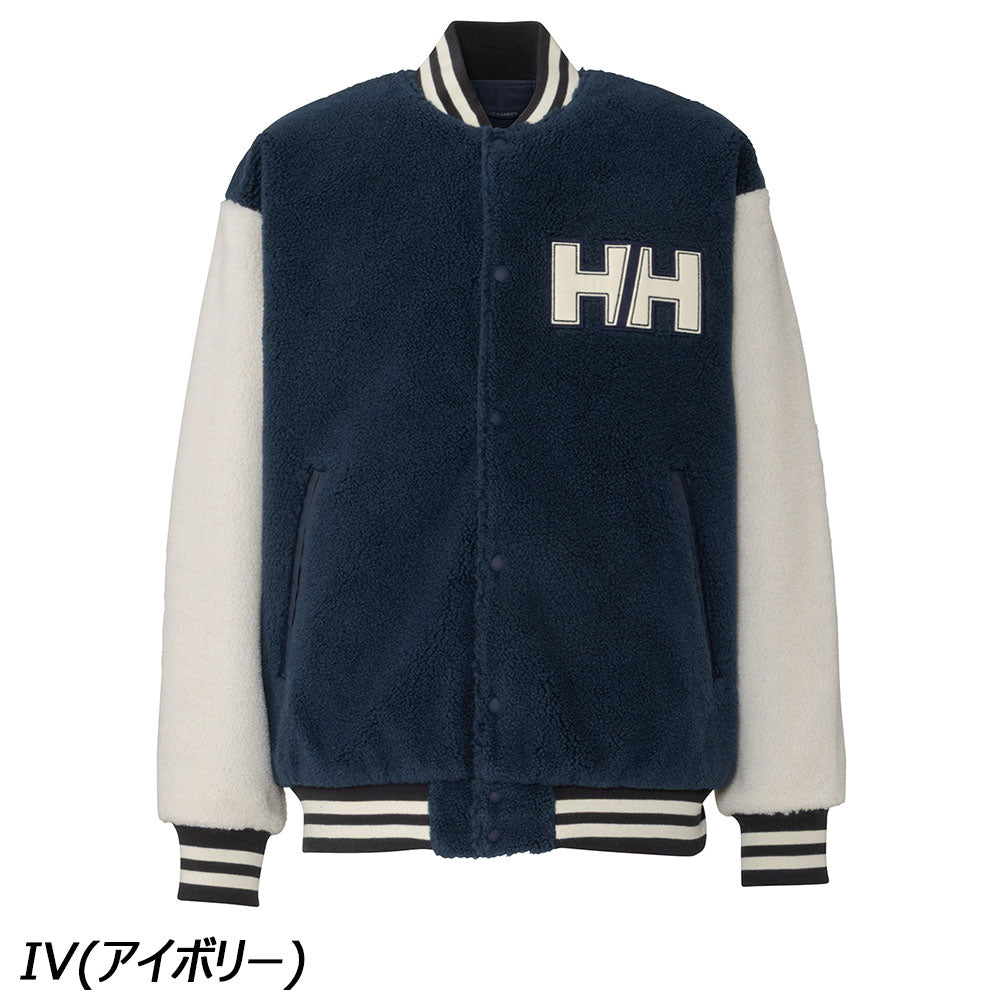 ヘリーハンセン ファイバーパイルリバーシブルバーシティージャケット