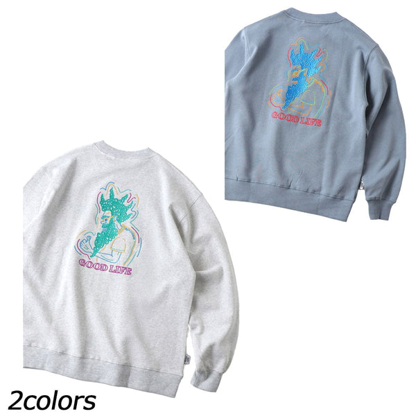 ジムマスター 10.3oz GOOD LIFE刺繍スウェットシャツ | APORITO
