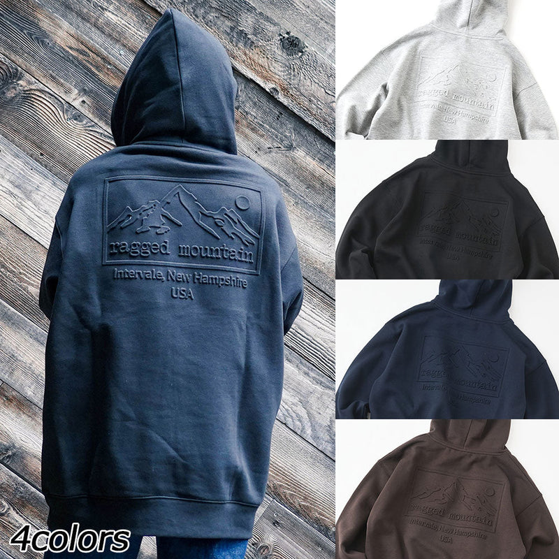 ラギットマウンテン 【BELMONT/ベルモント】エンボスロゴプルパーカー