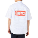 チャムス オーバーサイズドチャムスロゴオックスショートスリーブシャツ シャツ 半袖 メンズ ゆったりサイズ