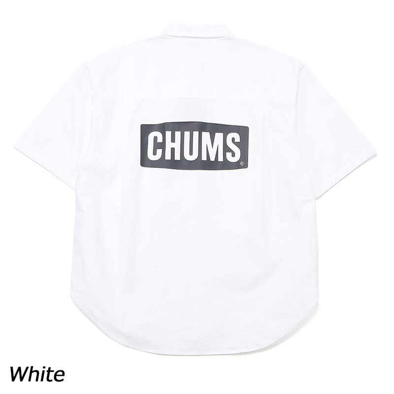 チャムス オーバーサイズドチャムスロゴオックスショートスリーブシャツ シャツ 半袖 メンズ ゆったりサイズ ※クーポン対象外