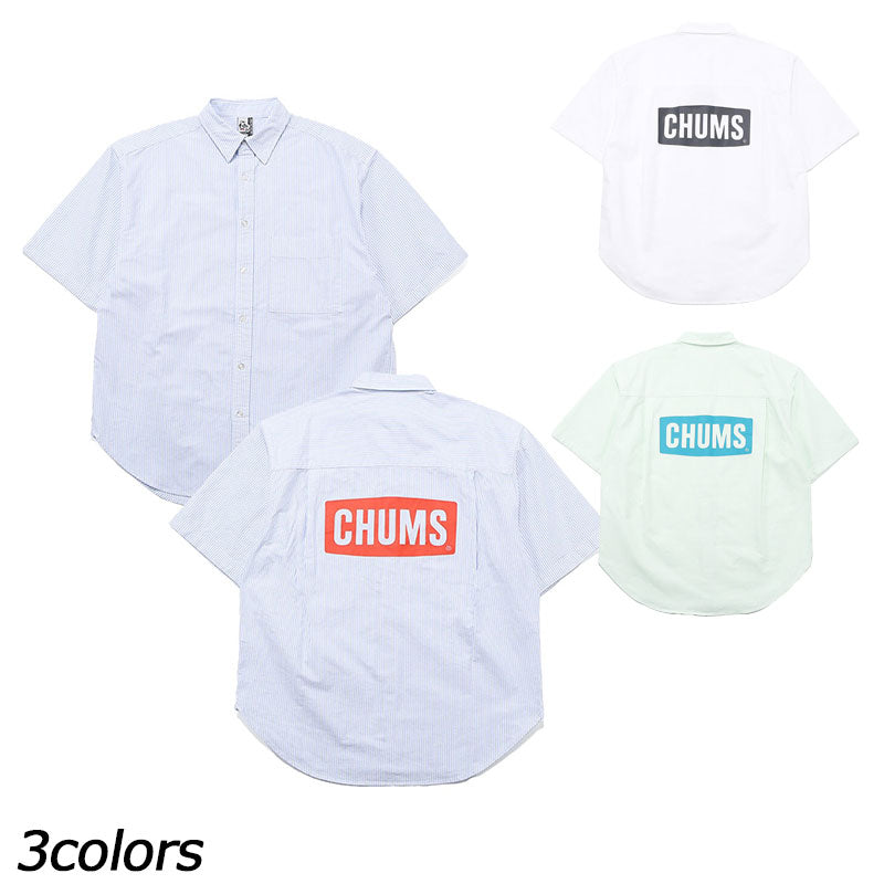 チャムス オーバーサイズドチャムスロゴオックスショートスリーブシャツ シャツ 半袖 メンズ ゆったりサイズ ※クーポン対象外