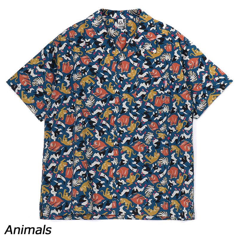 チャムス チャムロハシャツ CH02-1233 シャツ アロハシャツ 半袖 メンズ