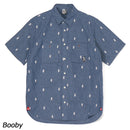 チャムス ヤーンダイドシャンブレーショートスリーブシャツ CH02-1235 シャツ 半袖 メンズ