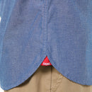 チャムス ヤーンダイドシャンブレーショートスリーブシャツ CH02-1235 シャツ 半袖 メンズ