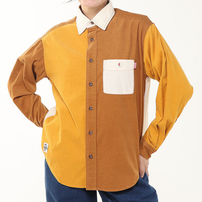 チャムス コーデュロイシャツ CH02-1249 シャツ 長袖 コーデュロイ ユニセックス