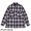 ナンガ オンブレチェック ダブルポケット ボックスシャツ シャツ ネルシャツ ユニセックス