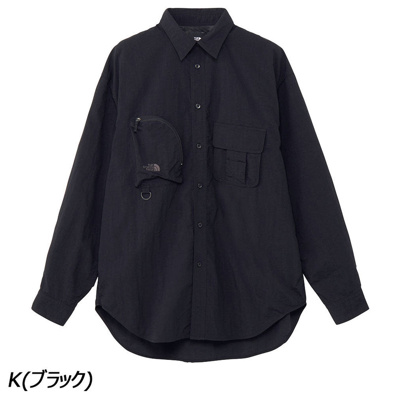 ノースフェイス ロングスリーブフィールドユーティリティシャツ NR12530 シャツ 軽量 多用途ポケット ユニセックス