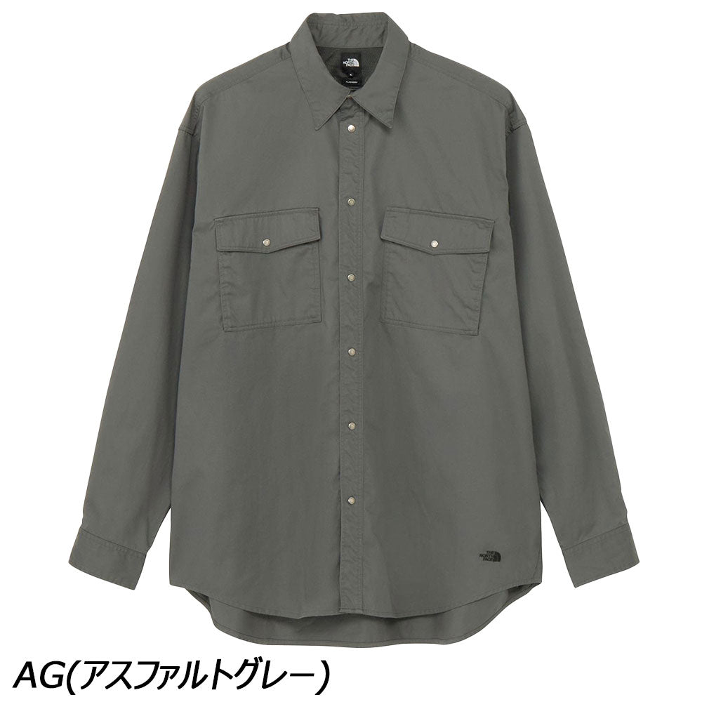 WIRROW ブラック 長袖シャツ WIRROW ブラック 長袖シャツ