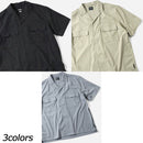 ジムマスター マイクロリップ 半袖シャツ G521726 シャツ 半袖 開襟 ストレッチ 撥水 皺になりにくい ユニセックス