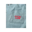 ジムマスター GOOD LIFE 刺繡シャツ G521718 シャツ 半袖 開襟 ユニセックス
