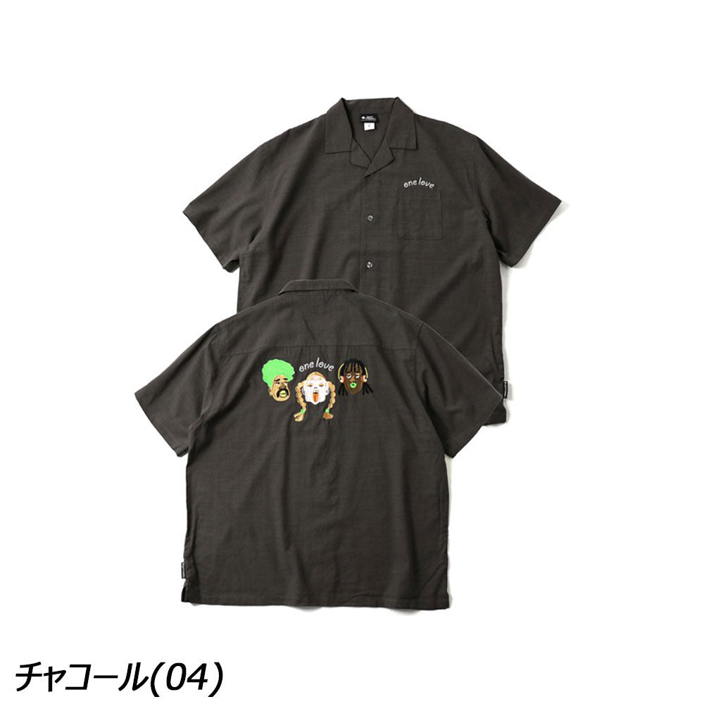 【新品未使用タグ付】ヘムリブ MARINE ポロシャツ グリーン muta MARINE/ムータ マリン/ヘムリブ パームツリーポロシャツ