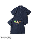 ジムマスター ONE LOVE 刺繡シャツ G521719 シャツ 半袖 開襟 ユニセックス