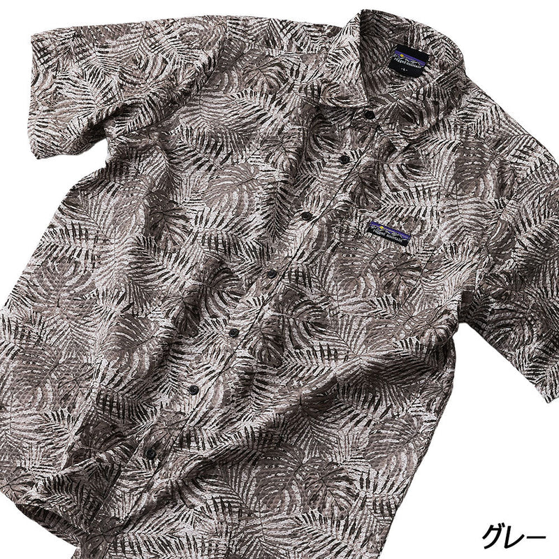 ラギットマウンテン ライトリップル総柄シャツ 204252019 シャツ 半袖 ユニセックス