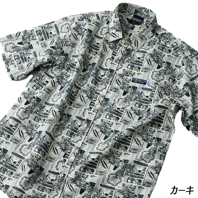 ラギットマウンテン ライトリップル総柄シャツ 204252019 シャツ 半袖 ユニセックス