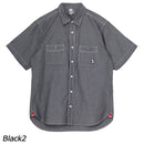 チャムス ヤーンダイドシャンブレーショートスリーブシャツ CH02-1235 シャンブレーシャツ ユニセックス