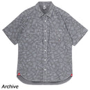 チャムス ヤーンダイドシャンブレーショートスリーブシャツ CH02-1235 シャンブレーシャツ ユニセックス